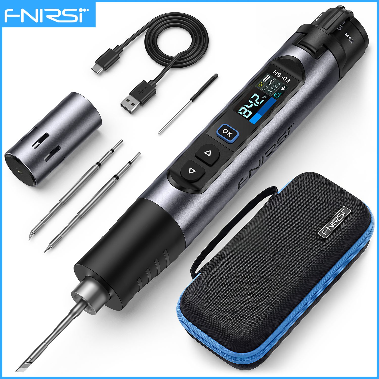 Fpv Drone Tool Kit - Ferro de Solda FNIRSI HS-03 Atualizado